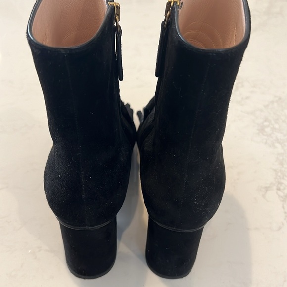 Black Suede Marmont Booties - Picture 4 of 11
